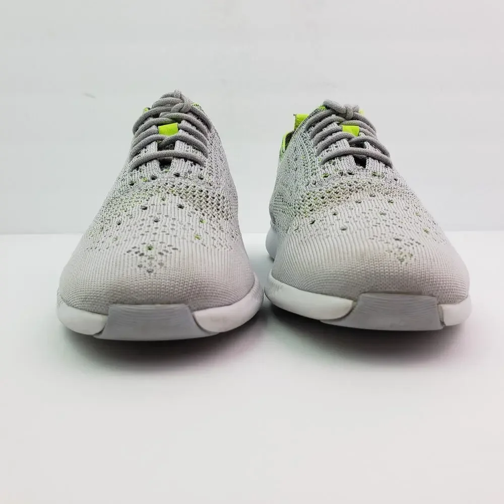 Cole Haan Grand OS Womens Size 9 B Gray Volt Fly Knit Oxford Sneaker Shoes W2284